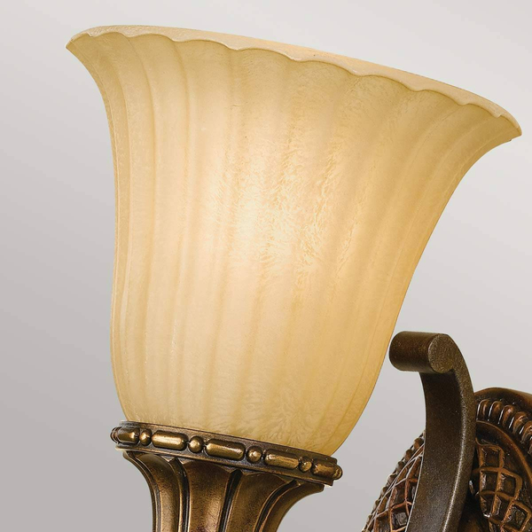 Lampa ścienna Kelham Hall FE-KELHAM-HALL1 Feiss metal szkło złoty brązowy