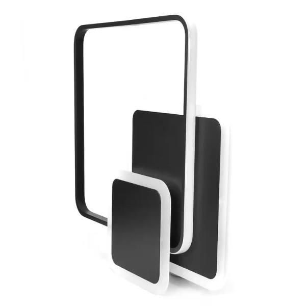 Dekoracyjna lampa sufitowa z pilotem 445 LED 72W 3000-6500K czarna