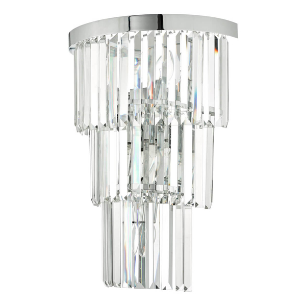 Kryształowa lampa przysufitowa Angel ANG3008 Dar Lighting przezroczysta chrom