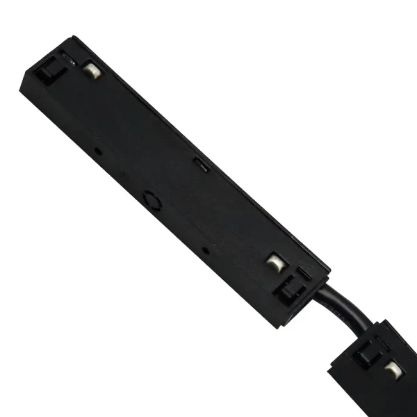 Prosty łącznik z kablem do szynoprzewodów Magnetic Track ML2190 czarny