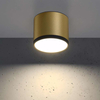 Sufitowa lampa 2275956 okrągła plafon LED 9W 4000K metalowy złoty czarny