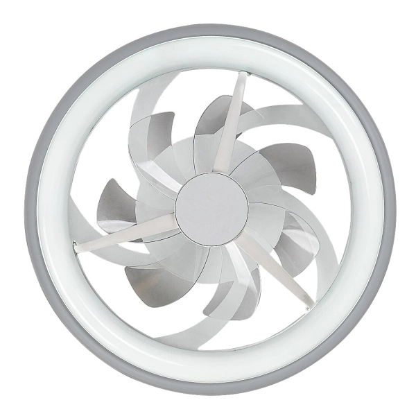 Sufitowy wiatrak Fanricius srebrny biały 71335 LED 40W 3000-6000K CCT na pilot
