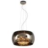 Salonowa lampa zwieszana PEARL 70463/05/11 Lucide przydymiony czarny