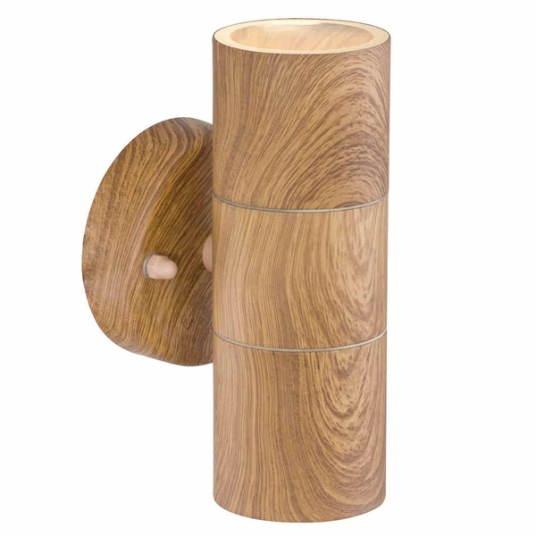 Ogrodowa LAMPA ścienna JAICY 3201W-2 Globo kinkiet zewnętrzny IP44 brązowy