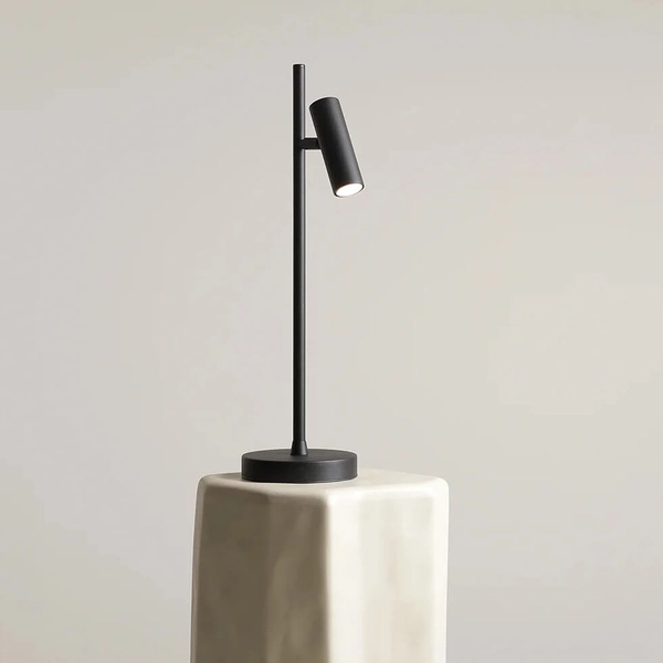 Stołowa lampka gabinetowa Trevo 1104B1 Aldex regulowana tuba czarna