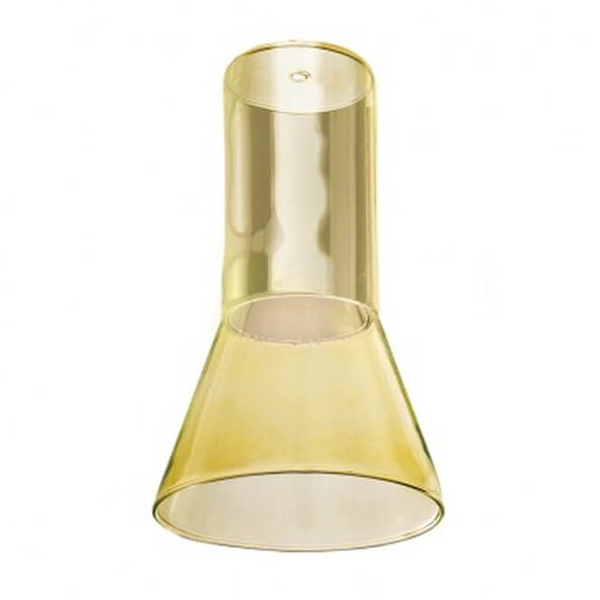 Klosz do lampy wiszącej szklany Ziko AZ3413 Azzardo czarny żółty