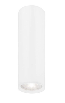 Natynkowa lampa Cartanal LE61434 tuba nad łóżko biała