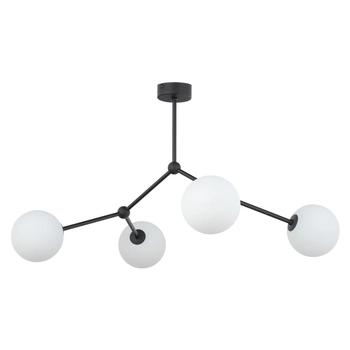 Lampa sufitowa szklane kule Fairy 4855 TK Lighting metalowa czarna biała