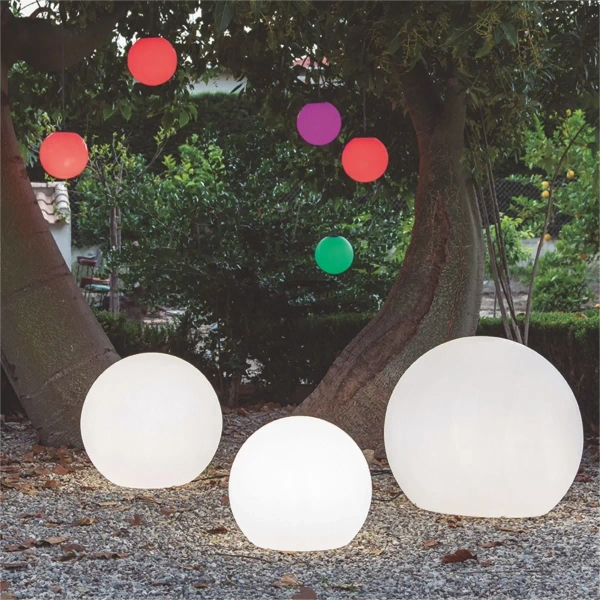 Ledowa lampa ogrodowa okrągła BULY 3125 LED 3W 2700K IP65 biała