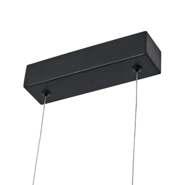 Łazienkowa lampa wisząca Loop PL0119-85-BK Yaskr LED 39W 3000K okrąg czarna