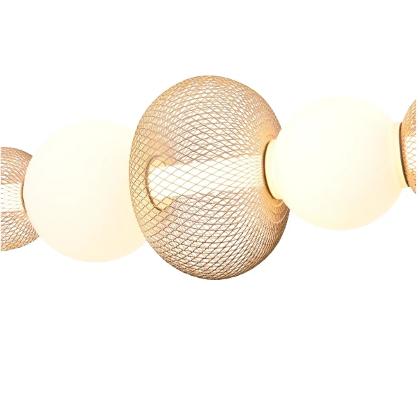 Lampa wisząca nad stół Sarr MD2596-5B-3BGT LED 27W 3000-5700K czarny