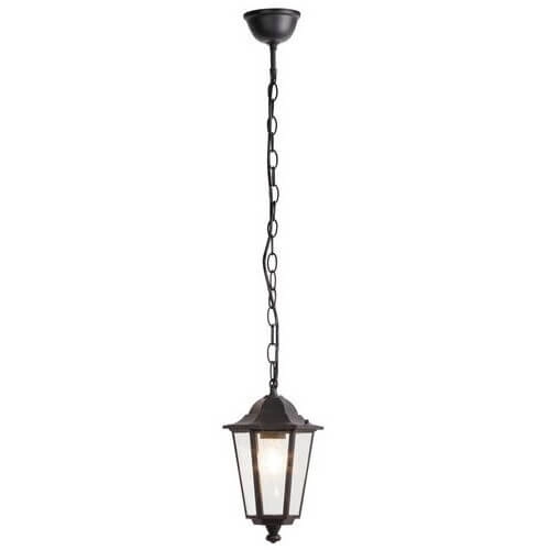 Zewnętrzna lampa wisząca VELENCE 8208 lampion metalowy IP43 czarny