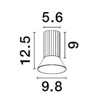 Sufitowa lampa do kuchni MARENZO LE45601 metalowa czarna złota