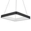 Wisząca lampa nowoczesna Giacinto square LED 50W 4000K czarna