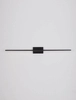 Minimalistyczna lampa ścienna HIDALGO LE42863 LED 28,5W czarna