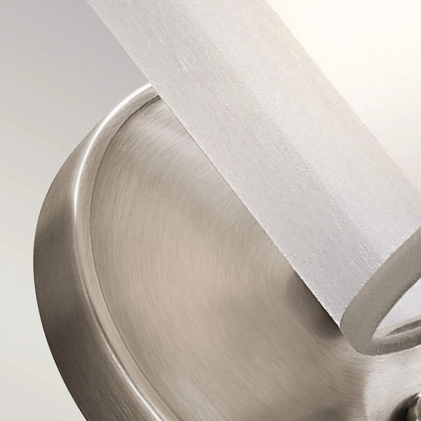 Lampa ścienna Saldana KL-SALDANA1 Kichler metal szkło srebrny