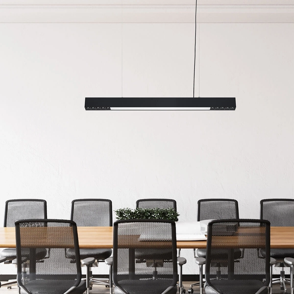 Lampa wisząca Cali LP-1301/1P M BK Smart LED 32W 3000-6000K czarna