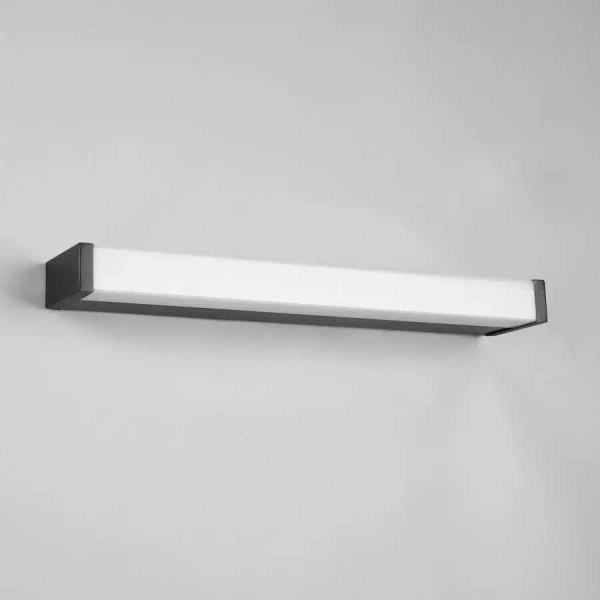 Ścienna lampa FABIO 283814232 czarna LED 6W 3000K podłużna IP44
