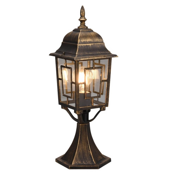 Lampa stojąca Volturno 505960128 IP23 latarnia metalowa rdzawy