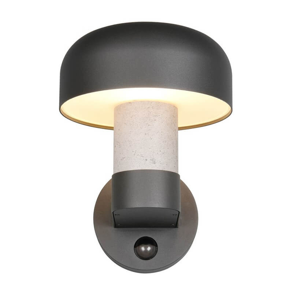 Ogrodowy kinkiet ścienny FRASER 262569178 metalowy IP54 szary