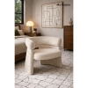 Nowoczesny fotel wypoczynkowy MADAME MM001501100359 beżowy tkanina 74cm