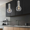 Wisząca LAMPA industrialna Arvi K-4525 Kaja metalowa OPRAWA druciany zwis biały