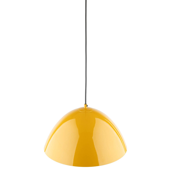 Lampa wisząca nad stół do kuchni Faro 10263 zwis kopuła żółta