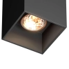 Downlight LAMPA sufitowa SQUARE 50475-BK Zumaline metalowa kostka czarna