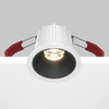 Lampa wpuszczana Alfa DL043-01-10W3K-D-RD-WB LED 10W 3000K biały czarny