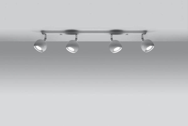 LAMPA sufitowa SL.0441 regulowana OPRAWA listwa SPOT kule balls białe