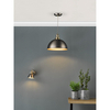 Lampa wisząca kopuła Governor GOV0161 do salonu chrom mosiądz
