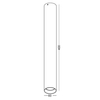 Przysufitowa lampa punktowa Stala 301003005 Elkim okrągła tuba czarna