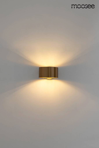 Minimalistyczna lampa ścienna Arro MSE010400209 złota