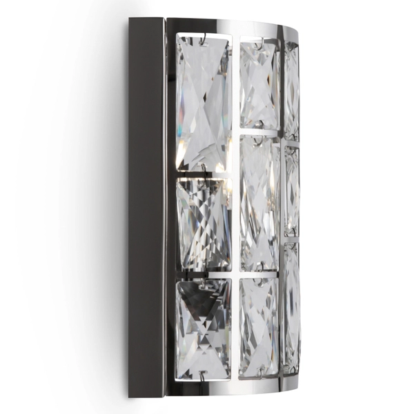 lampa ścienna Gelid MOD184-WL-01-CH glamour przeźroczysty