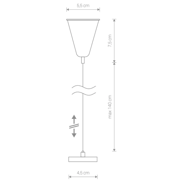 ZAWIESIE linowe PROFILE SUSPENSION KIT 9461 Nowodvorski ZWIS do 1-fazowego systemu szynowego biały