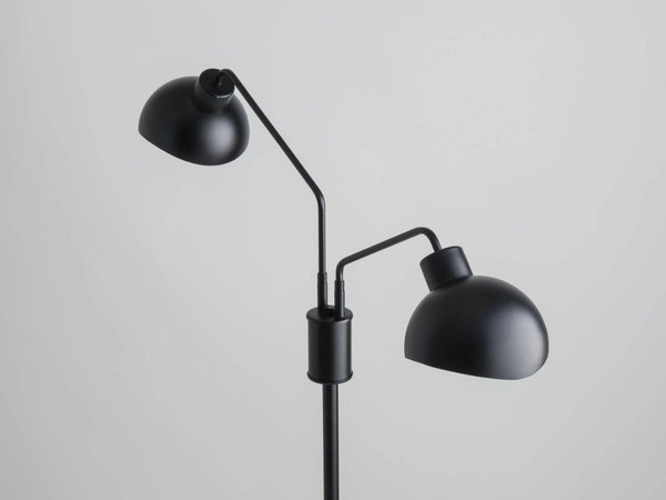 Podłogowa lampa stojąca Roy do salonu nowoczesna czarna