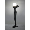 Lampa stojąca rzeźba Human Moon MSE1501100337 Moosee szklana kula ball czarna