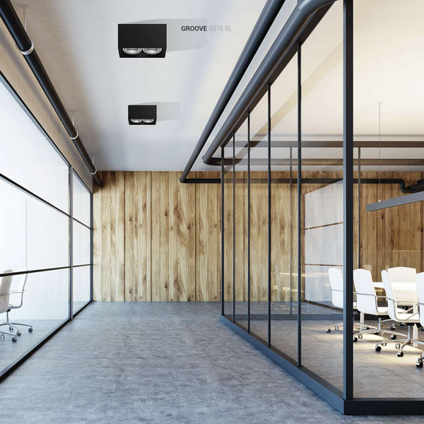 Plafon LAMPA sufitowa OVAL 9241 Nowodvorski metalowa OPRAWA natynkowa downlight biała