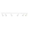 Minimalistyczna sufitowa lampa Pipe Ring Spot ML2076 belka biały
