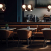 Wisząca lampa molekułowa Vino ABR-GRAPPA-H-B nad stół kule szare białe