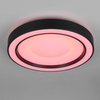 Plafon sypialniany Arco R65091432 LED 22W 2700-6000K funkcja RGB czarny