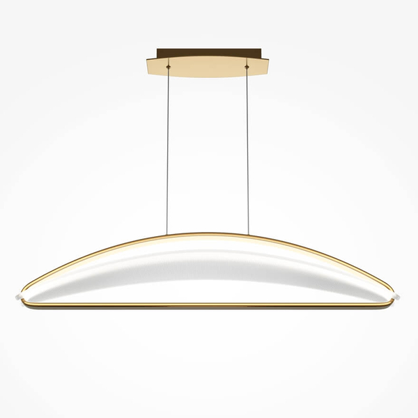 Wisząca lampa Breeze MOD281PL-L34BS3K LED 34W 3000K mosiądz przezroczysty