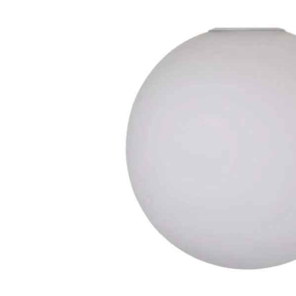 Szklany kulisty klosz BUBBLES biały AZ6732 do lampy okrągły