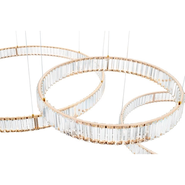 Lampa wisząca glamour Liberty MSE1501100190 Moosee LED 105W 3000K złota