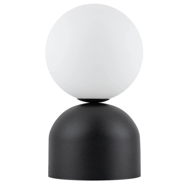 Biurkowa lampka Miki 16044 bubble do gabinetu metalowa czarna biała