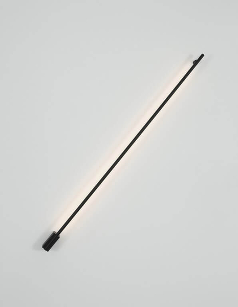 Ledowa listwa ścienna Buin lampa do przedpokoju 20W 3000K czarna