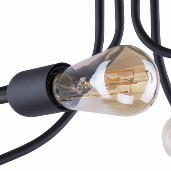 Sufitowa lampa loft Fado 2583 TK Lighting żarówki metalowa czarna