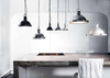 Industrialna LAMPA wisząca NAUTILIUS M 10265101 Kaspa metalowa OPRAWA okrągły ZWIS na łańcuchu biały