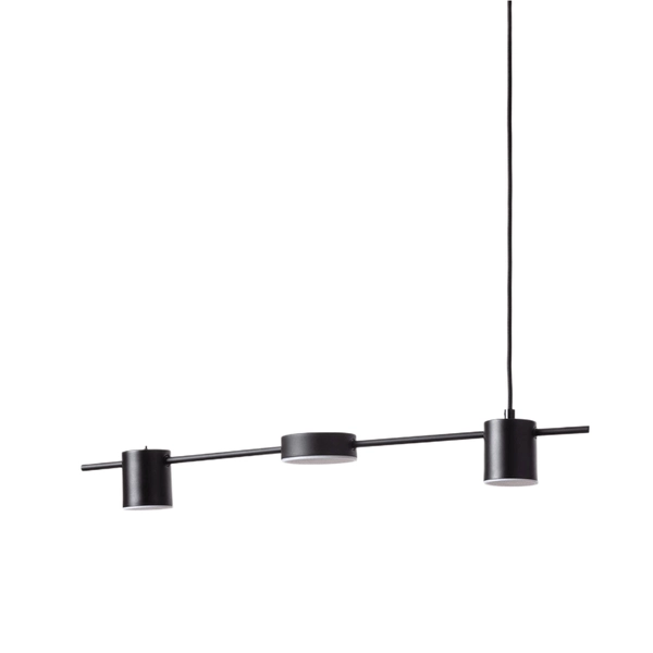 Metalowa lampa wisząca Gamorra ABR-LWL-GAM18W-C LED 18W 3000K tuby czarne