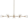 Lampa wisząca Cosmic ST-8954-P8 Step molekuły szklane przezroczyste złote